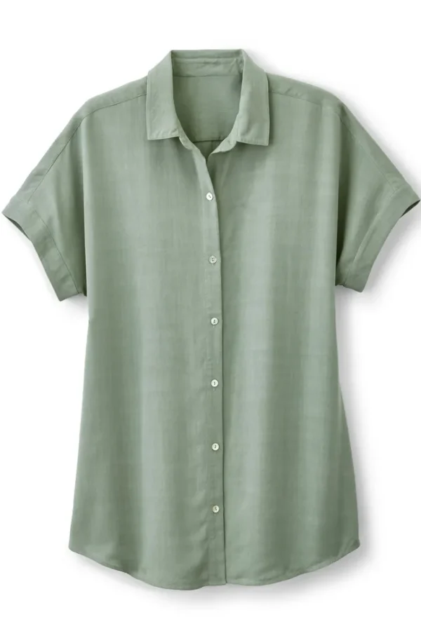 Soft Surroundings Je Veux Tencel™ Shirt- Tops