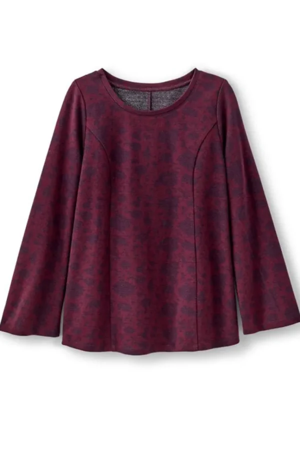 Soft Surroundings Jeri Jacquard Top- Tops