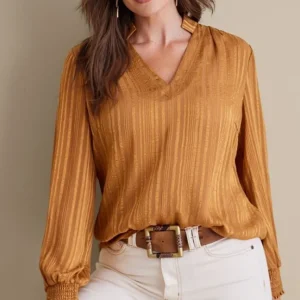 Soft Surroundings Jocelyn Top- Tops