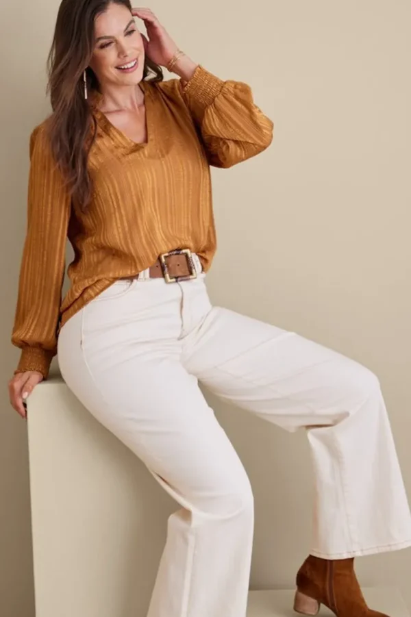 Soft Surroundings Jocelyn Top- Tops