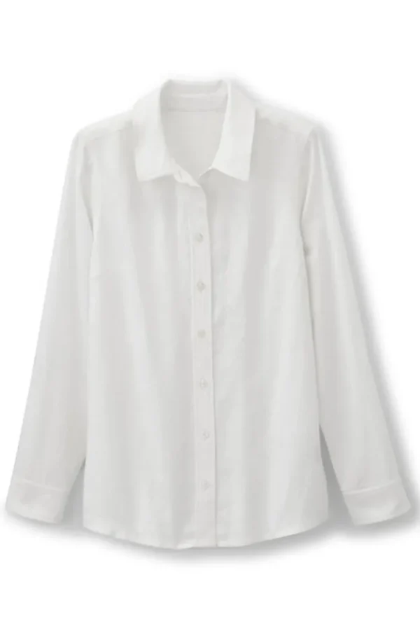 Soft Surroundings Jordan Linen Blend Shirt- Tops