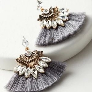 Soft Surroundings Joy Sparkle & Fringe Earrings- Jewelry | Earrings