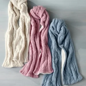 Soft Surroundings Jules Chenille Scarf- Scarves & Wraps