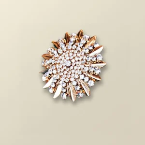 Soft Surroundings Juliana Flower Burst Brooch- Jewelry | Necklaces