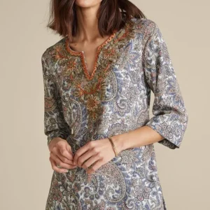 Soft Surroundings Kaimana Embellished Tunic- Tops | Tunics & Leggings