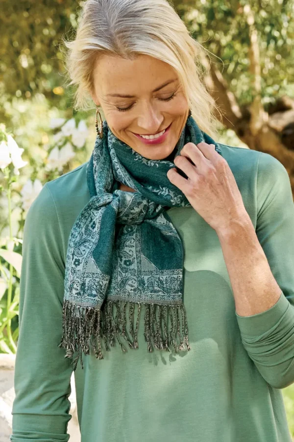 Soft Surroundings Kelly Woven Scarf- Scarves & Wraps