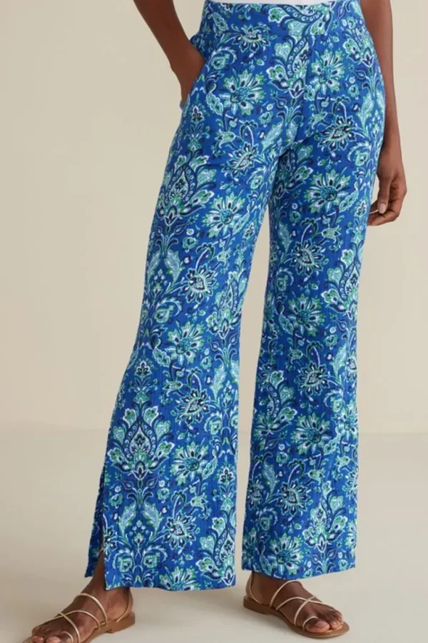 Soft Surroundings Khulani Wide Leg Gauze Pants- Pants