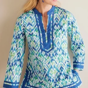 Soft Surroundings Kirti Ikat Tunic- Tops