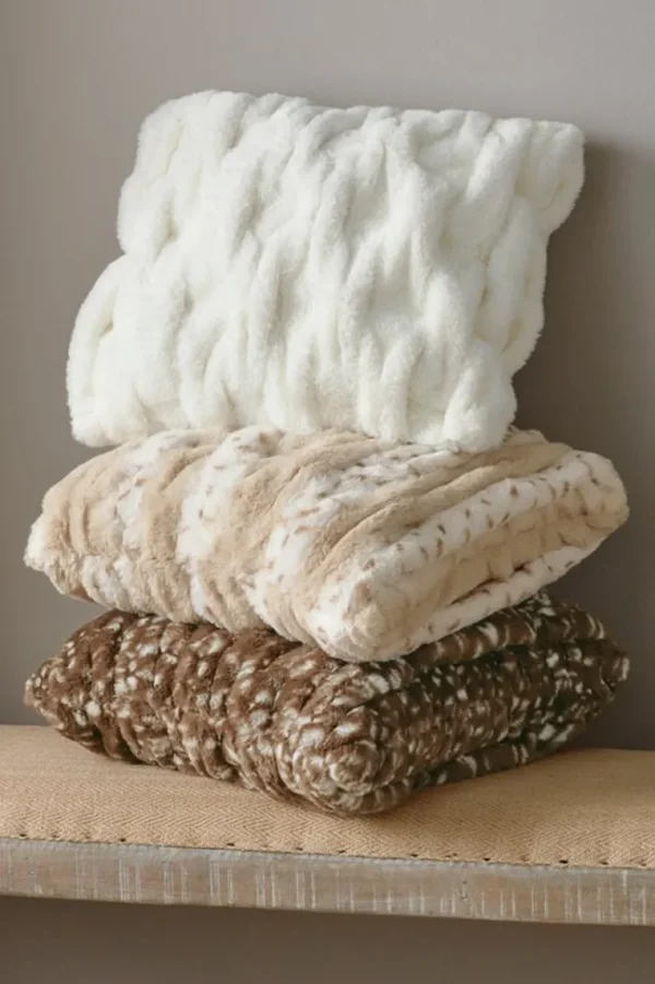 Soft Surroundings La Parisienne Faux Fur Pillow- Bedding | Bedding Essentials