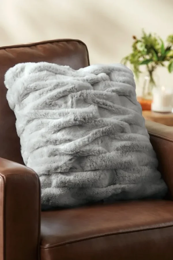 Soft Surroundings La Parisienne Faux Fur Pillow- Bedding | Bedding Essentials