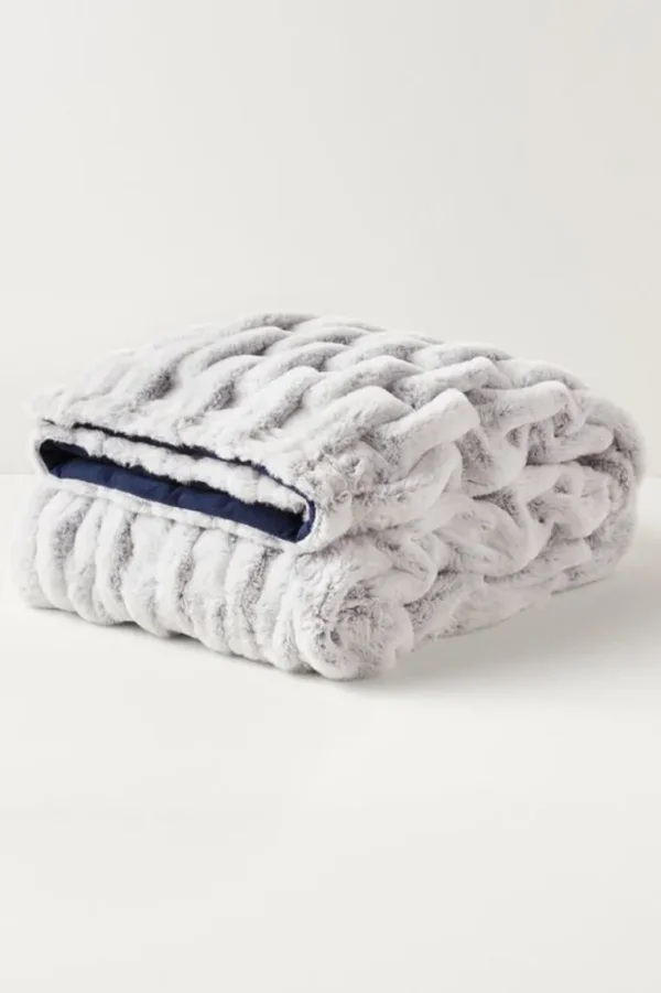 Soft Surroundings La Parisienne Faux Fur Throw- Bedding | Bedding Essentials