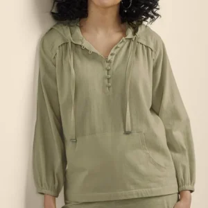 Soft Surroundings Lanai Hoodie- Tops | Sleepwear & Lounge