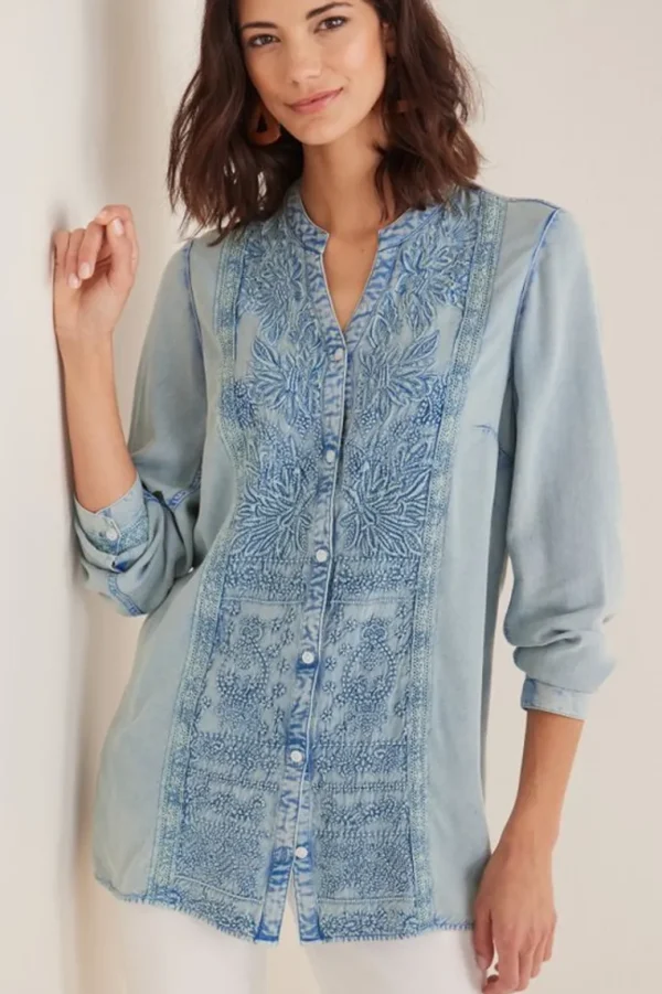 Soft Surroundings Las Olas Shirt- Tops