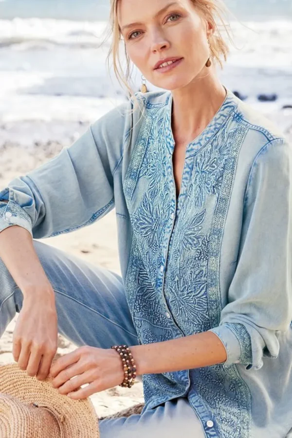 Soft Surroundings Las Olas Shirt- Tops