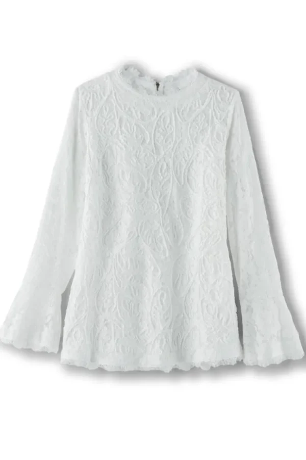 Soft Surroundings Lilith Lace Top- Tops