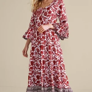 Soft Surroundings Lily Midi Dress- Dresses