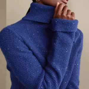 Soft Surroundings Linley Sequin Sweater- Tops | Sweaters & Cardigans