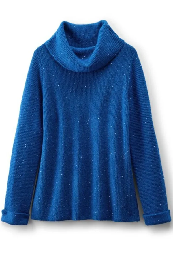 Soft Surroundings Linley Sequin Sweater- Tops | Sweaters & Cardigans