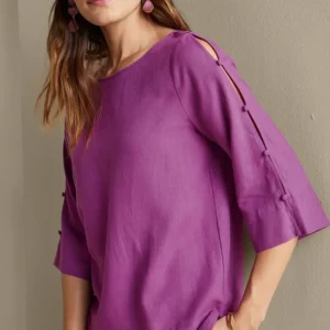 Soft Surroundings Lizette Top- Tops