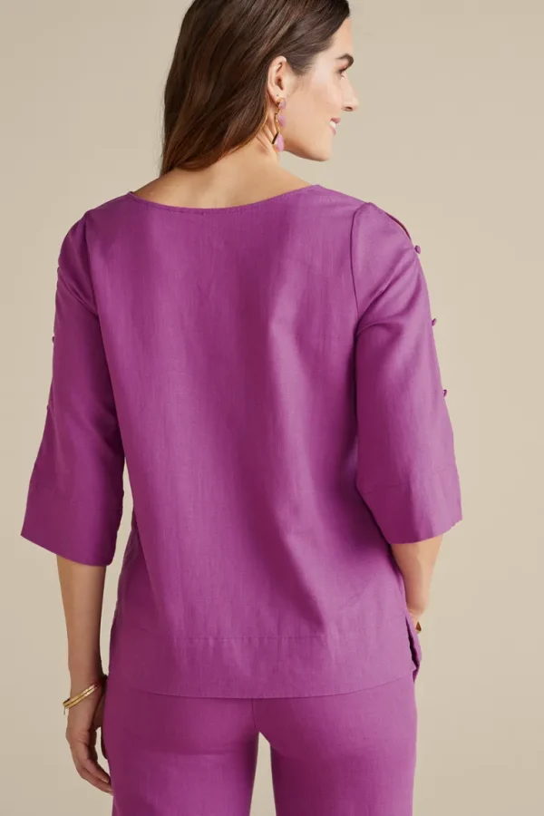 Soft Surroundings Lizette Top- Tops