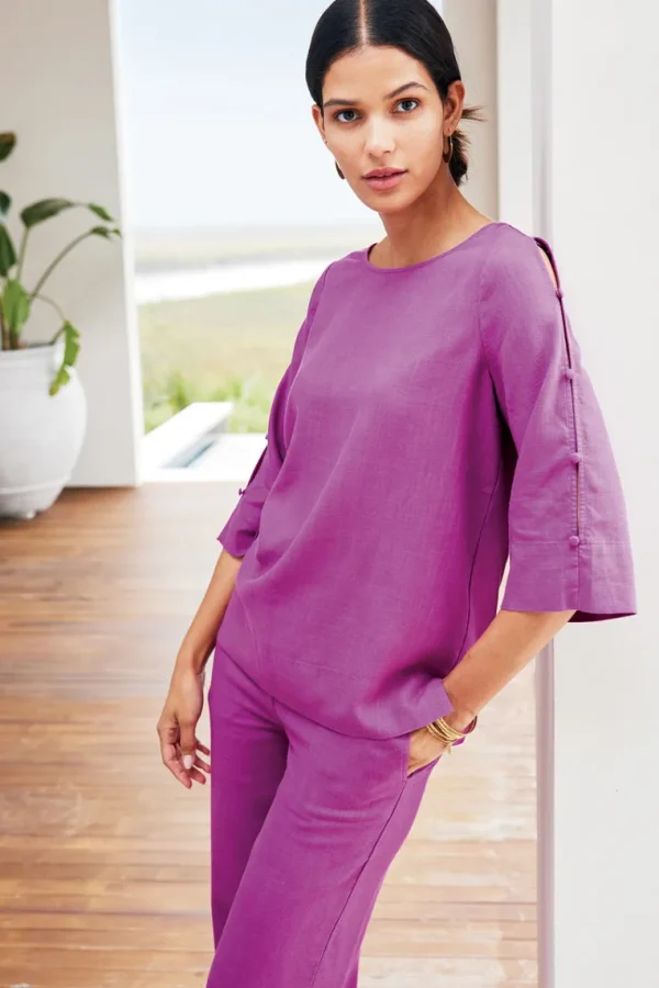 Soft Surroundings Lizette Top- Tops