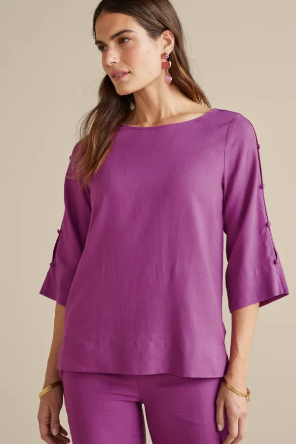 Soft Surroundings Lizette Top- Tops