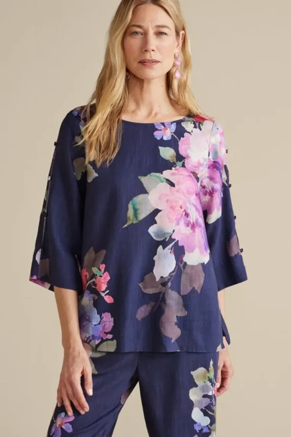 Soft Surroundings Lizette Top- Tops