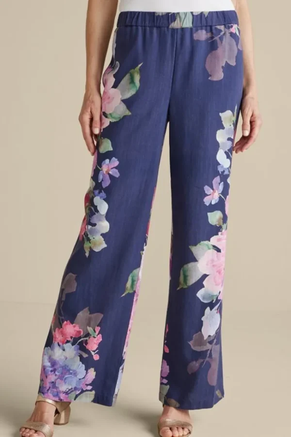 Soft Surroundings Lizette Wide-Leg Pant- Pants