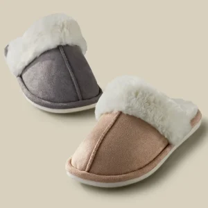 Soft Surroundings Lora Cuffed Slippers- Shoes