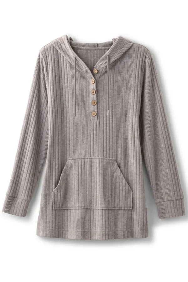 Soft Surroundings Loungy Lover Hoodie- Tops | Sleepwear & Lounge