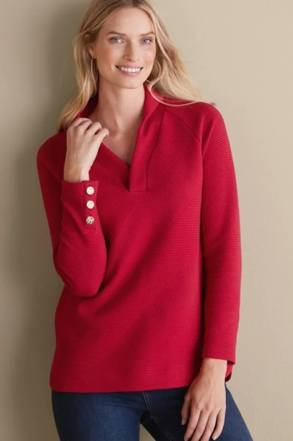 Soft Surroundings Macie Pullover- Tops