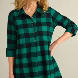 Soft Surroundings Mad About Plaid Tunic- Tops | Tunics & Leggings