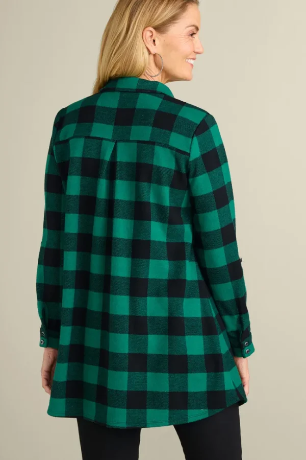 Soft Surroundings Mad About Plaid Tunic- Tops | Tunics & Leggings