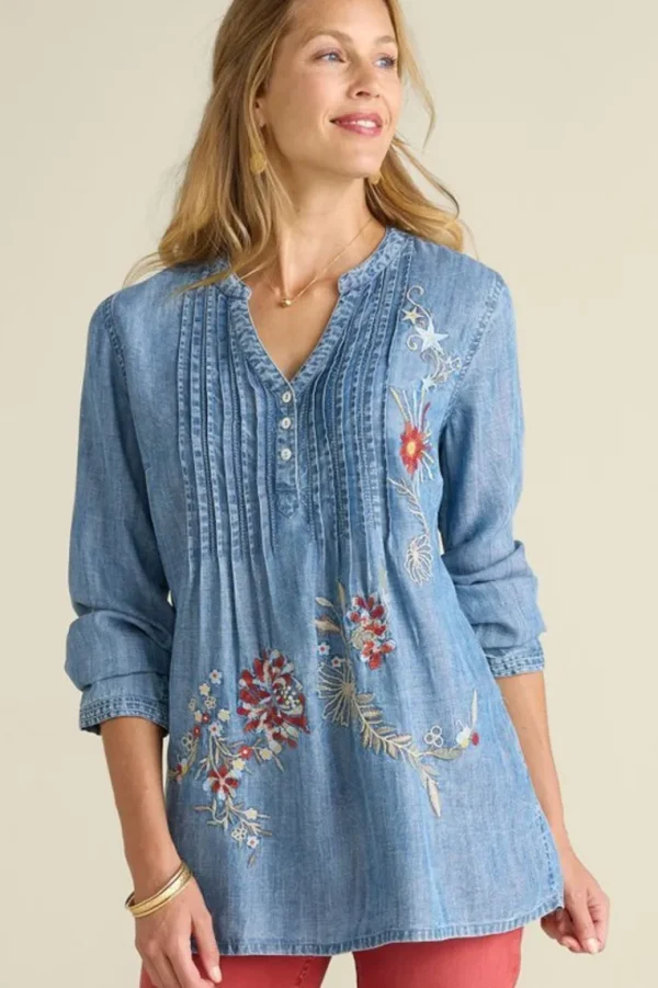 Soft Surroundings Maddie Tencel™ Tunic- Tops