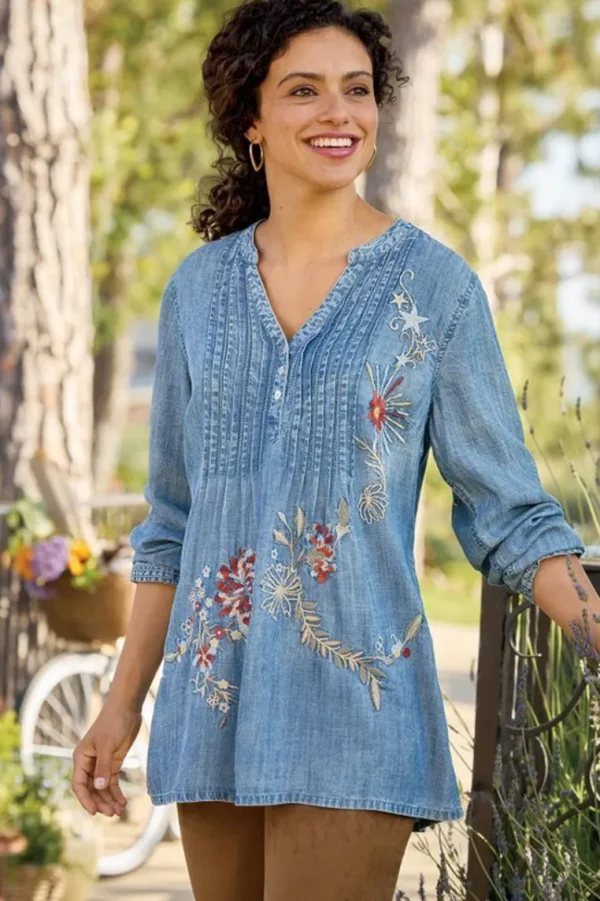 Soft Surroundings Maddie Tencel™ Tunic- Tops