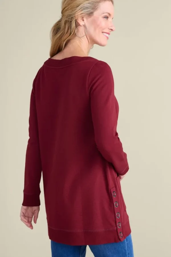 Soft Surroundings Make It Snappy Pullover- Tops