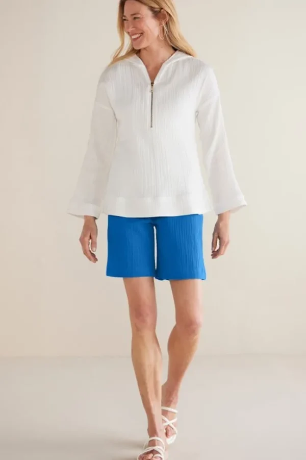 Soft Surroundings Marilla Gauze Shorts- Pants | Shorts