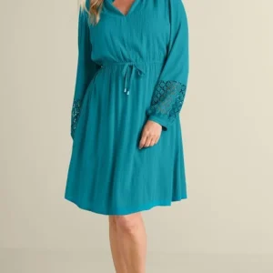 Soft Surroundings Meara Gauze Dress- Dresses