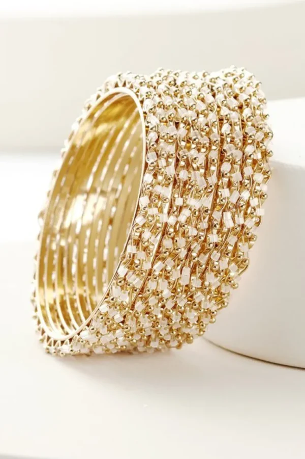 Soft Surroundings Mena Beaded Bangle Set- Jewelry | Bracelets