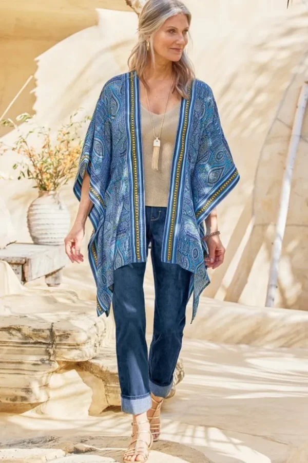 Soft Surroundings Miravelle Kimono- Toppers | Jackets & Coats