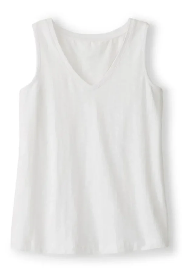 Soft Surroundings Mistral Supima Slub Tank- Tops