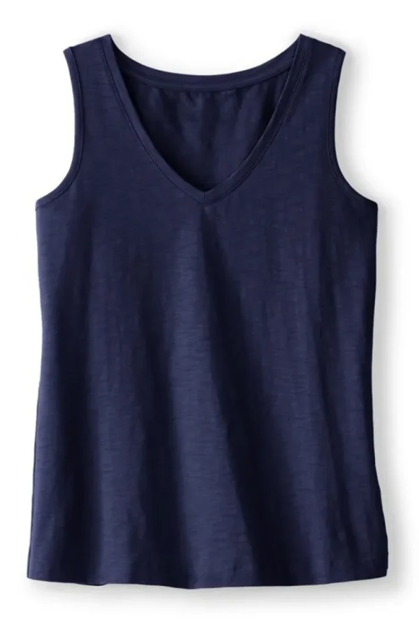 Soft Surroundings Mistral Supima Slub Tank- Tops