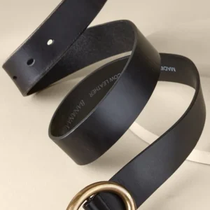 Soft Surroundings Monaco Leather Belt- Belts