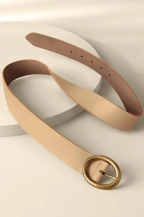 Soft Surroundings Monaco Leather Belt- Belts