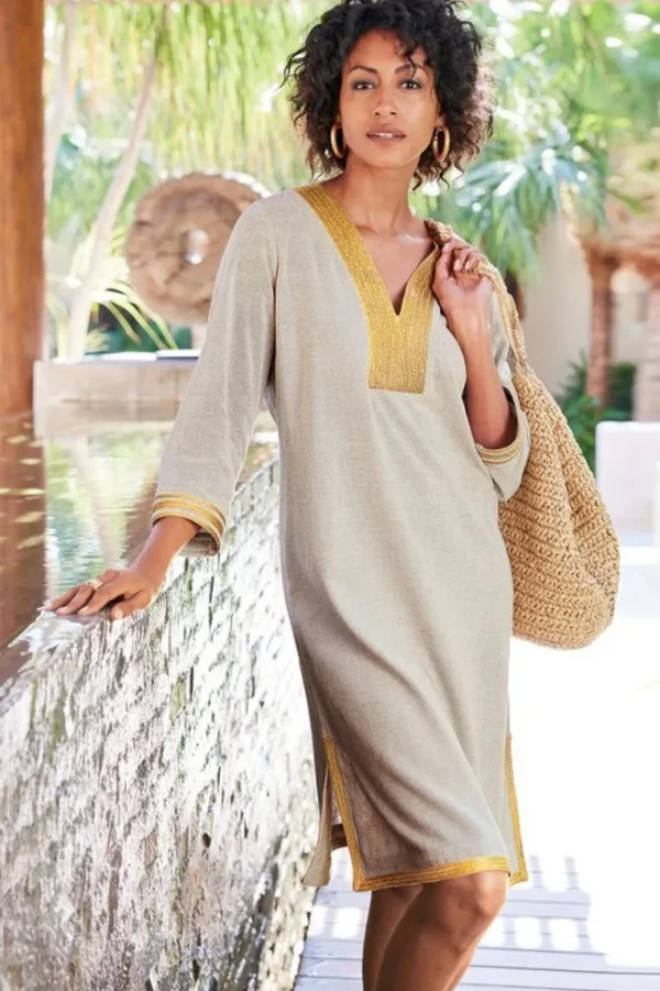 Soft Surroundings Myla Caftan- Dresses