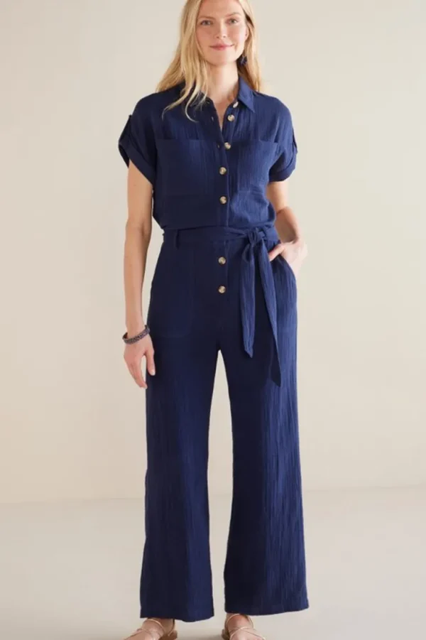 Soft Surroundings Natasha Gauze Jumpsuit- Dresses | Jumpsuits