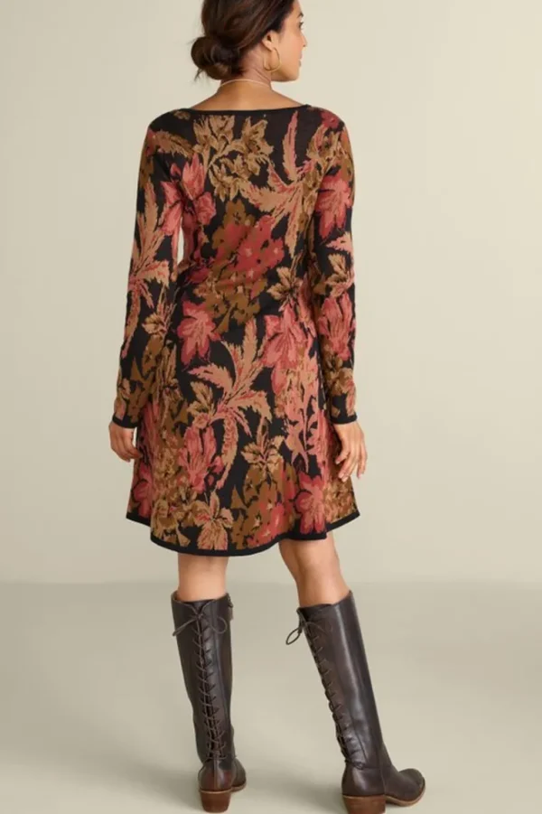 Soft Surroundings Nelia Jacquard Sweater Dress- Dresses