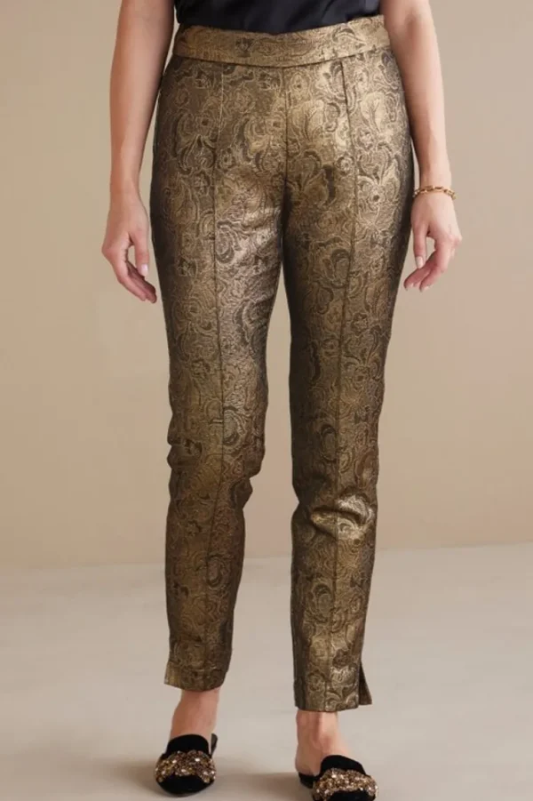 Soft Surroundings Nevina Jacquard Trouser- Pants