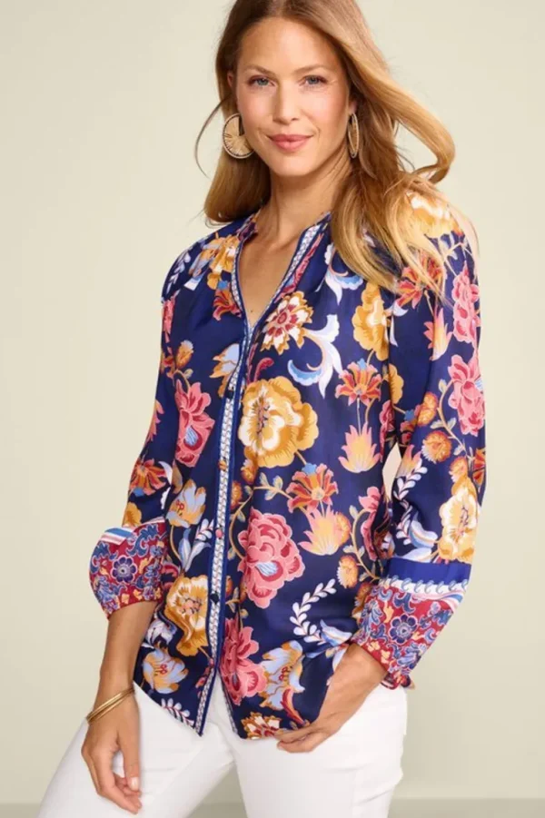 Soft Surroundings Ohana Blouse- Tops