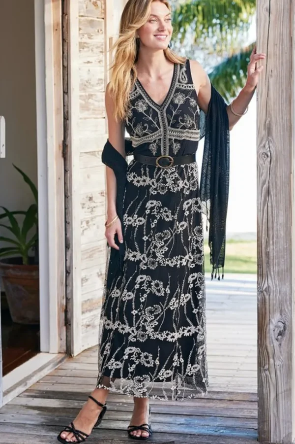 Soft Surroundings Olivia Maxi Dress- Dresses